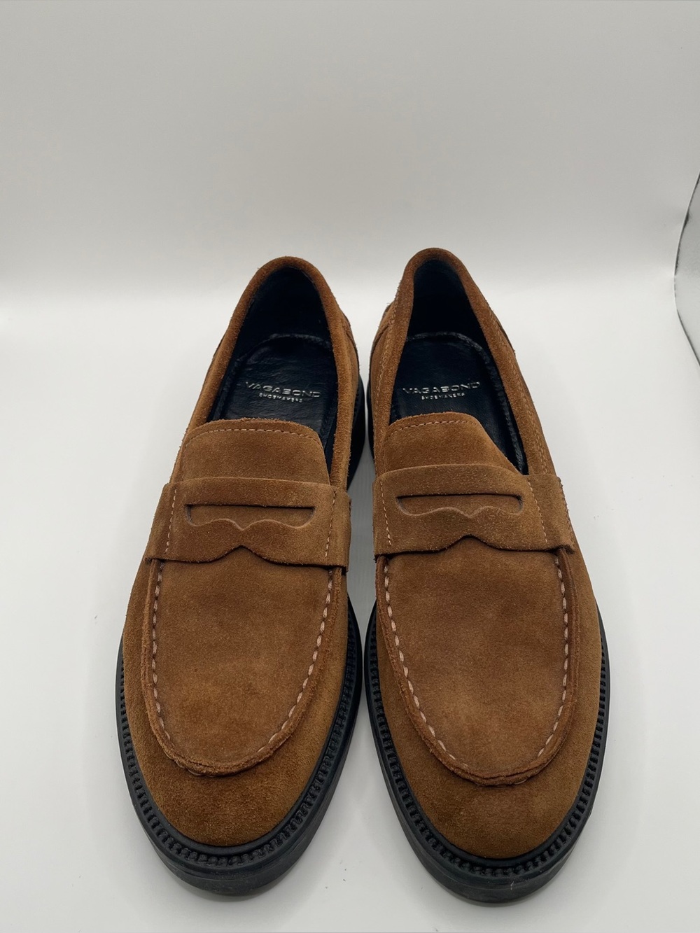 Vagabond Shoemakers Alex Suede Penny Loafer rich cognac brown suede 36 US 6 - Picture 3 of 10